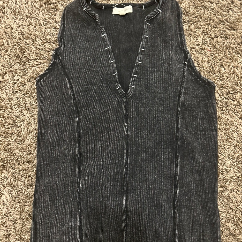 Gilded Intent Black Sleeveless Top